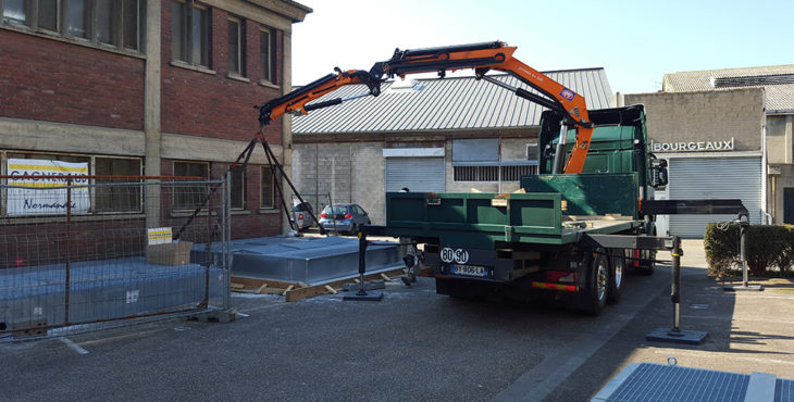 Cargomatic - Livraison grutage et levage avec camion grue