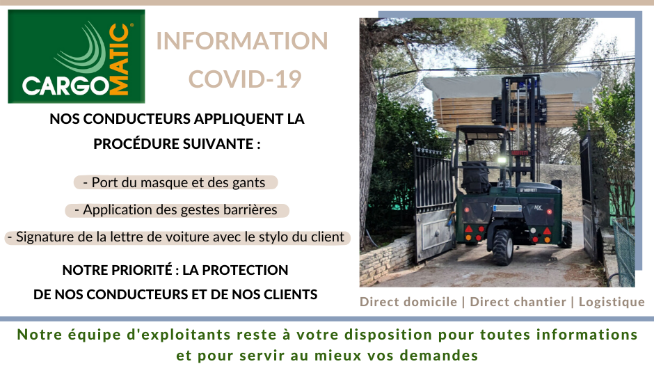 Cargomatic en activite malgre le covid-19