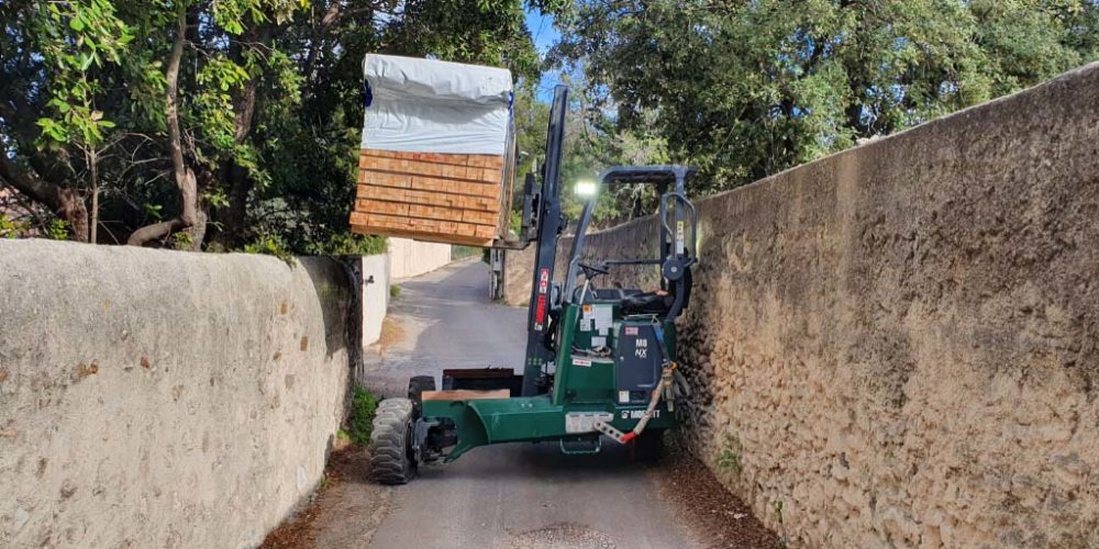 Transport et livraison de lame de terrasse - Cargomatic