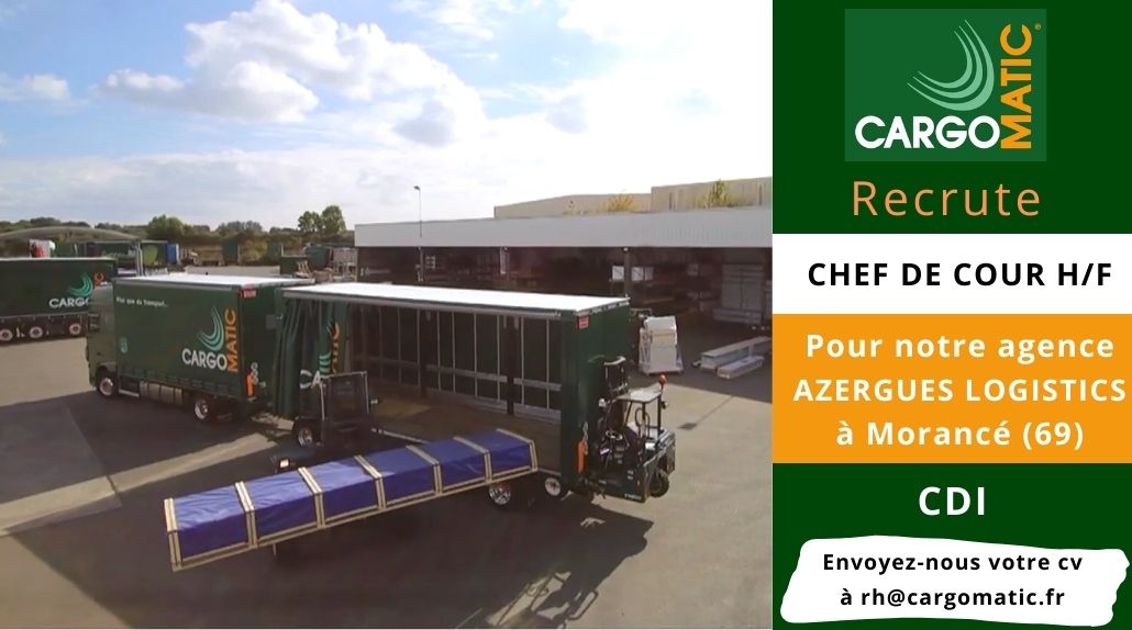 Cargomatic recrute un(e) chef de cour à Lyon 69
