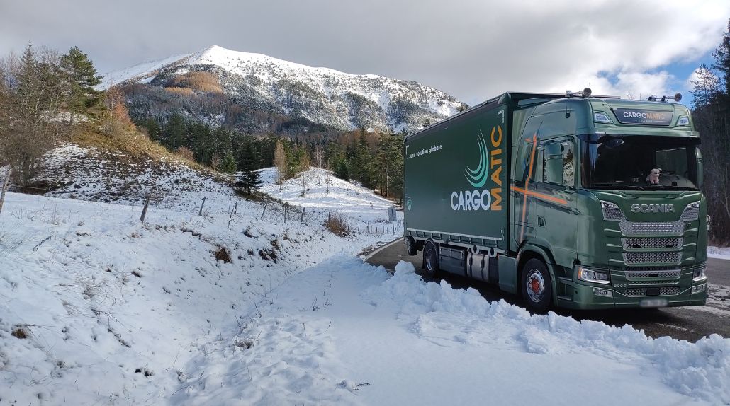 Nouveau porteur Scania de notre agence Cargomatic 56