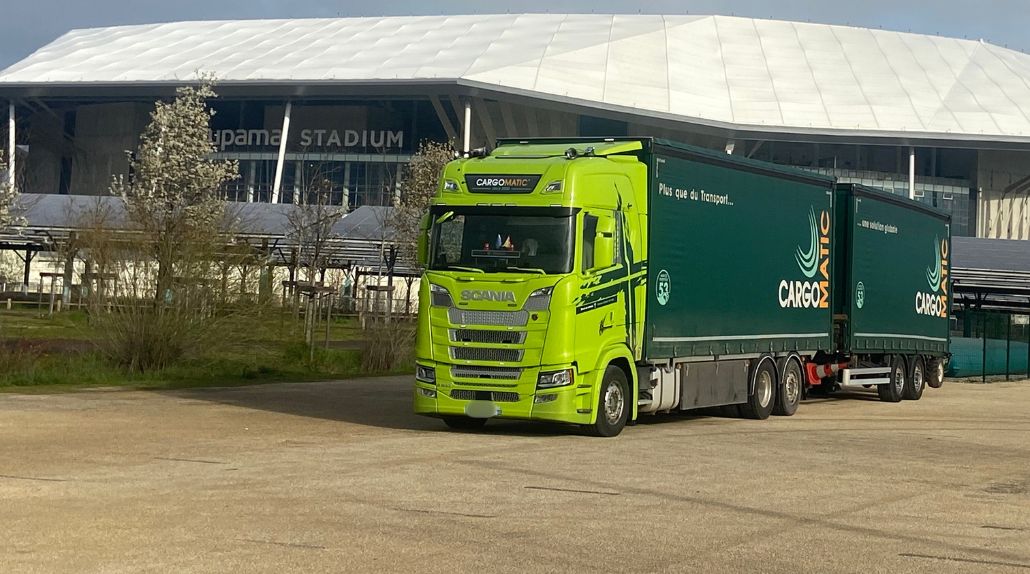 Livraison directe avec chariot embarqué au Groupama Stadium à Lyon