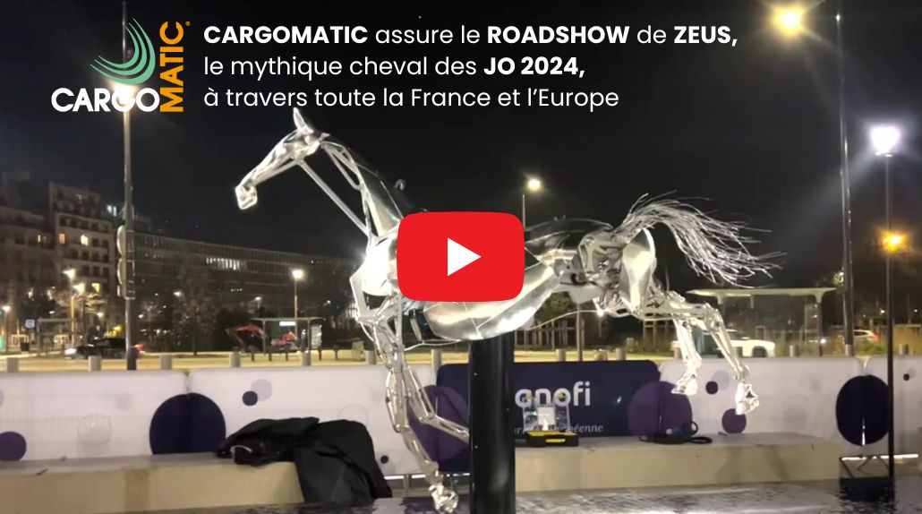 Zeus, cheval métallique, JO 2024